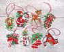 LETI STITCH by LUCA-S Borduurpakket CHRISTMAS TOYS KIT no 1 - Plastic Canvas