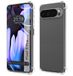 Siliconen Google Pixel 9 Pro 5G Siliconen hoes, schokbestendig, transparant