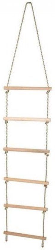 Bigjigs Touwladder - Hout - Multi