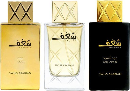Swiss Arabian Shaghaf Collection 3 Stuks Gift Set - Unisex - Eau de parfum