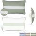 Merkloos Goodivery ® Set van 2 Decoratieve Kussenhoezen, Groen, 30 x 50 cm