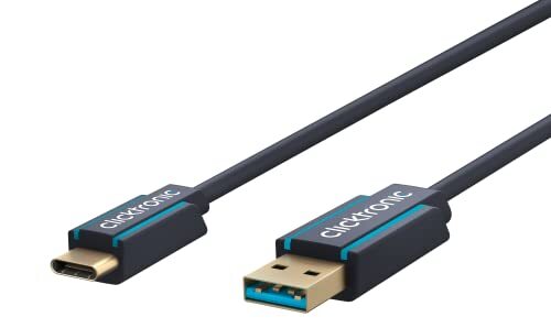 CLICKTRONIC 45125 Casual Type A adapterkabel USB 3.0 2 m lengte