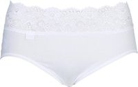 sloggi Romance Dames Midi slip met kant - Wit - Maat 40