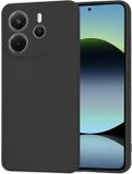 Techsuit Soft Flex Silicone Back Cover for Xiaomi Redmi Note 14 4G - Black