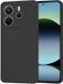 Techsuit Soft Flex Silicone Back Cover for Xiaomi Redmi Note 14 4G - Black