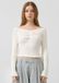 QS s.Oliver QS Strickpullover crème