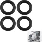 Merkloos 4x O-ringen voor vaatwasser 16x10x3mm voor waterinlaatklep