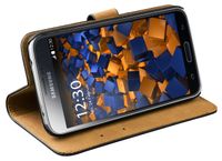 mumbi - Hoesje voor Samsung Galaxy S5 / S5 Neo - Zwart - Leer