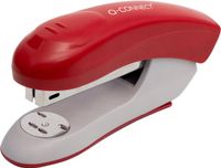 Q-CONNECT nietmachine | kunststof | half strip | 20 blad | rood