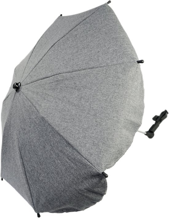 P'tit Chou - parasol grijs - stof - model Verona grijs