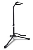 BSX BSX 518050 klassieke gitaarstandaard (in hoogte verstelbaar tot 78 cm, standoppervlak 48 x 30 cm) zwart