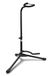 BSX BSX 518050 klassieke gitaarstandaard (in hoogte verstelbaar tot 78 cm, standoppervlak 48 x 30 cm) zwart