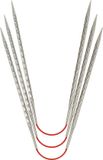 Addi CraSyTrio Novel 30cm 4.00mm Argent Métal Aiguilles à tricoter circulaires
