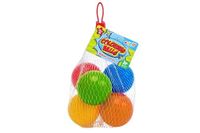 GLOBO s.p.a. (GLO) Kleurrijke ballen, 6 cm, 5 stuks 41930, zoals afgebeeld