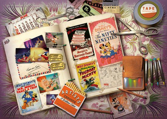 Ravensburger Mickey Mouse 1000 stukjes Disney klassieker puzzel