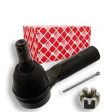 febi bilstein 42682 spoorstangeindstuk met kroonmoer en splint, 1 stuk | Compatibel met: NISSAN NAVARA, NP300 PICKUP, PICK UP, X-TRAIL I