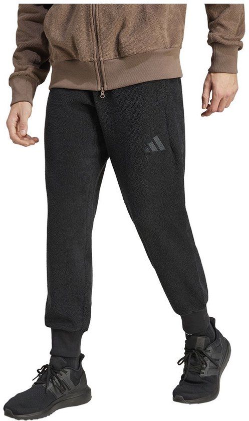 Adidas Elevated All Szn Terry Loop Joggers Zwart M