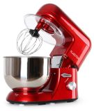 OEM Keukenmachine, 1800 W, 5,2 liter mengkom, 6 standen, rood