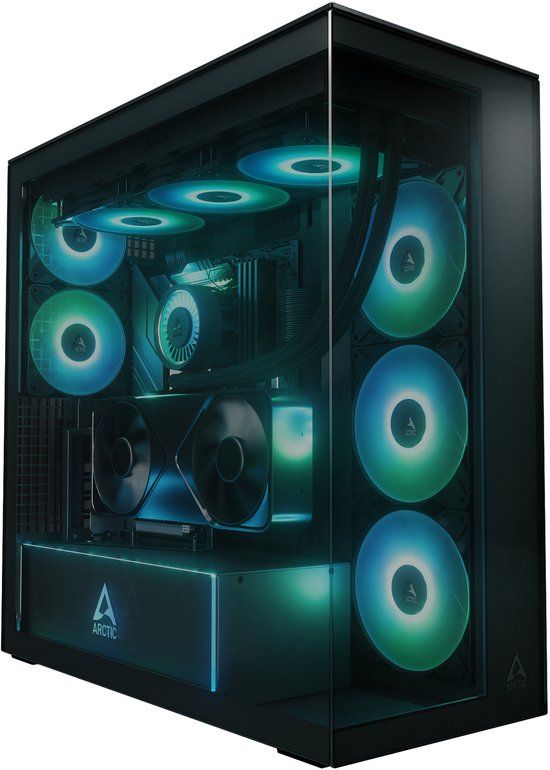 ARCTIC Xtender VG Black (Tinted Glass) Midi Tower Zwart