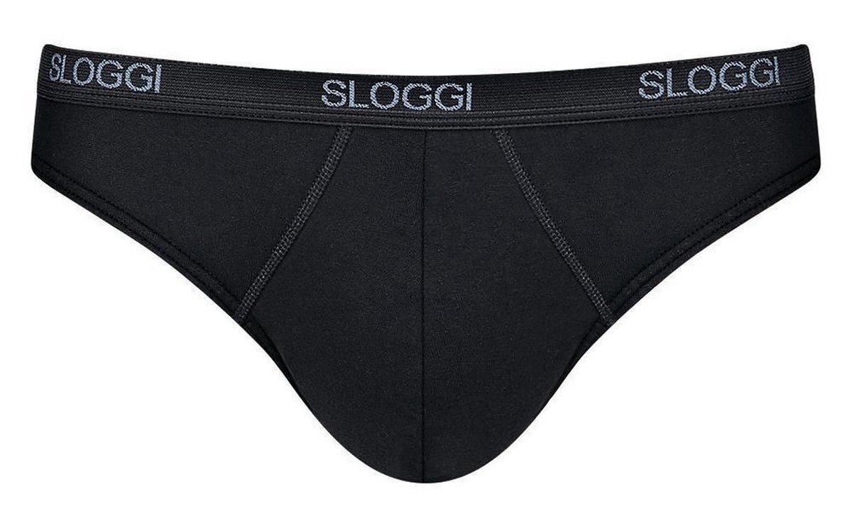 sloggi men Basic Heren Mini slip - Zwart - Maat S