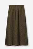 Sissy-Boy Donkergroene kanten maxi rok
