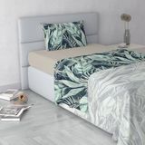 Italian Bed Linen Fashion beddengoedset Made in Italy, microvezel, tropisch, eenpersoonsbed