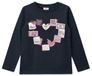s.Oliver Omkeerbaar t-shirt met glinsterende opdruk en pailletten voor meisjes
