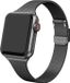 Go Go Gadget - Smartwatch bandje - Geschikt voor Apple Watch Series 1/2/3/4/5/6/se - 38/40 MM - Magnetische sluiting - Zwart