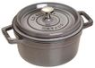 STAUB Gusseisen Bräter/Cocotte, Rund 20 cm, 2,24 L, Graphitgrau