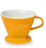 Creano GmbH Creano Porseleinen Koffiefilter Saffraangeel