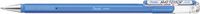 Pentel K110-VSX Mattehop Gel rollerball met zeer dekkende inkt in matte afwerking, model met dop, 1 stuk, hemelsblauw
