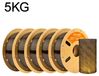 Hyper Speed PETG PETG-filament - 5 kg - Transparent - 30–600 mm/s - Compatible FDM printers - Gris fumé