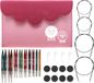 KnitPro Dreamz Deluxe verwisselbare rondbreinaaldset 4" (10cm) | 9 maten (3 mm tot 8 mm)