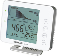 VOLTCRAFT CO-110 Kooldioxidemeter - 5000 ppm - Met datalogger - Zonder certificaat