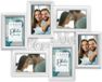 Zep Multi fotolijst You & Me wit met 6 lijstjes geschikt voor een foto van 10 x 15 cm