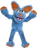 Living Puppet by Monnikendam.nl Living puppets Handpop kleine Schlawenski de blauwe rat 35 cm