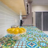 Ambiance Sticker Zelfklevende tegelmuurstickers voor keuken en badkamer - 60 cementtegelstickers voor meubels - 60 stickers 15x15cm