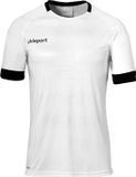 Uhlsport Division 2.0 Shirt Korte Mouw Heren - Wit / Zwart | Maat: S