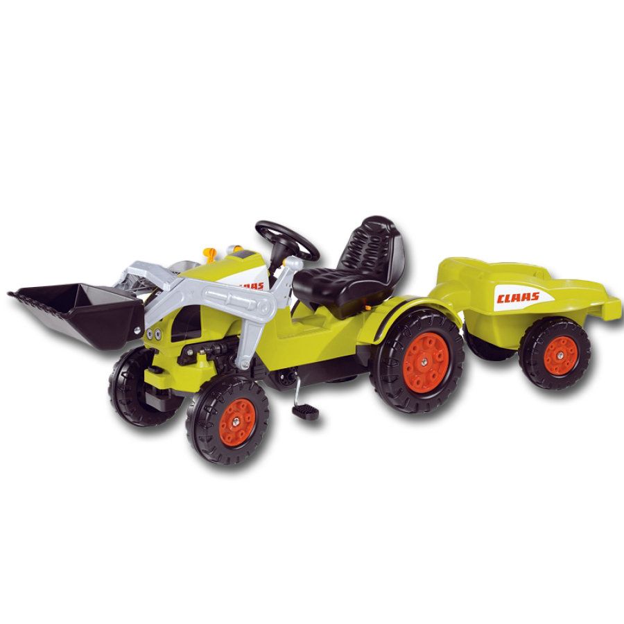 B.I.G. Claas Celtis met laadschep en trailer