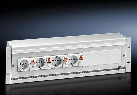 Rittal DK 7480.035 Energy-box Uittrekbaar - Grijs-wit (RAL 7035)