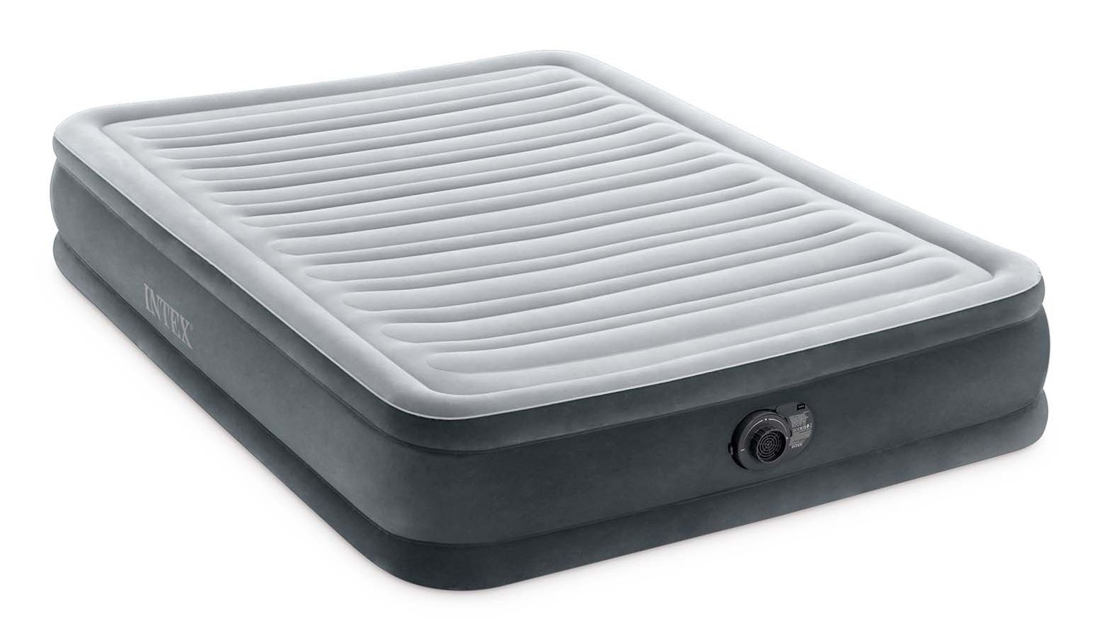Intex DuraBeam Comfort Plush Mid-Rise Double Air Mattress - Grey