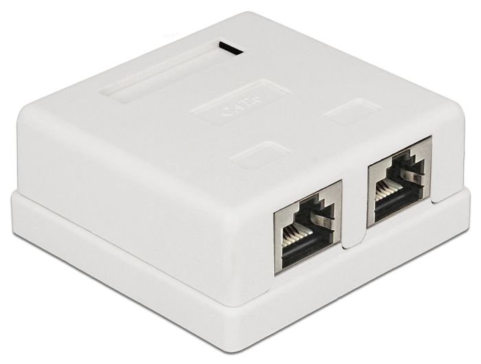 DeLOCK 86269 - Contactdozen - wit