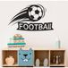 Sticker Mural Football 197x336 Cm Noir