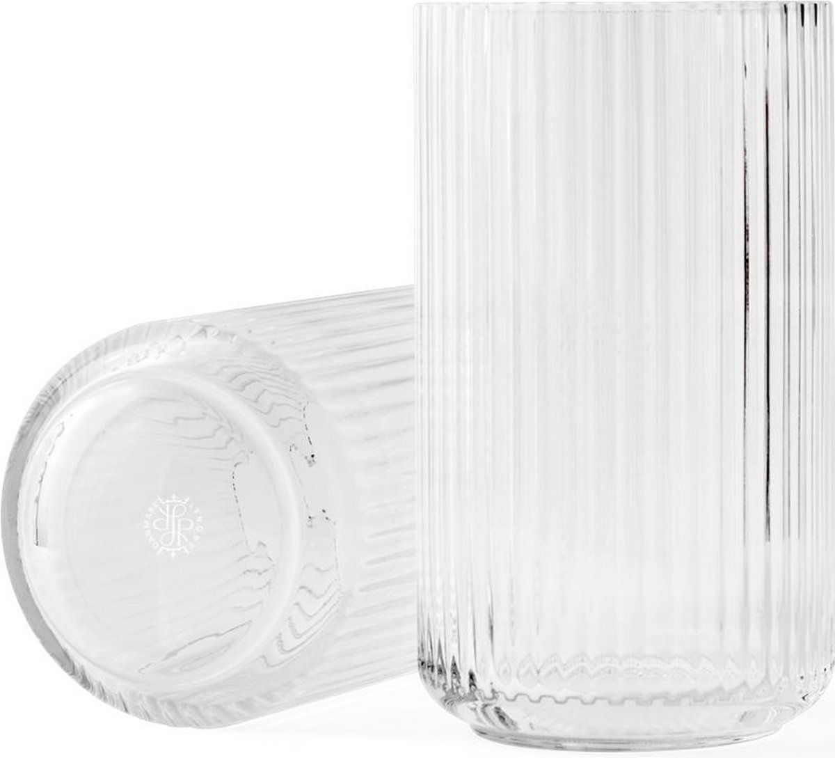 Lyngby Porcelaen Lyngby Vaas - 31 cm - Transparant