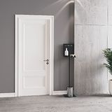 Homemania HOMESRV-43 Pure dispenserhouder, zwart, 30 x 30 x 140 cm
