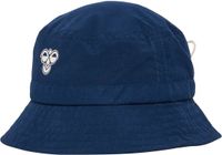 hummel hmlMINI BUCKET HAT BEE Kinderen Unisex Polyester DRESS BLUES Logo Lente/Zomer