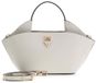 GUESS Patsie Mini Tote Handtas Schoudertas Crème Wit