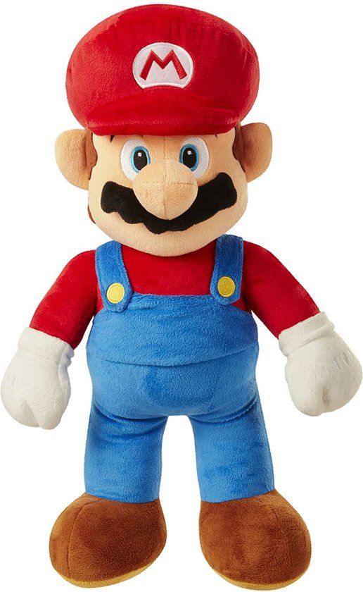 Jakks Pacific Nintendo Super Mario Jumbo Plush - 50 cm - Blue/Red