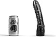 Dildo réaliste tout noir 20 cm noir