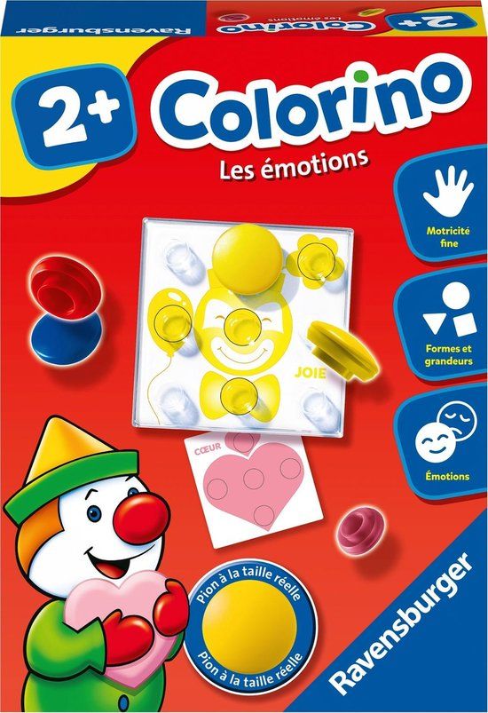 Ravensburger Colorino - Emotions Geel Roze (Frans)